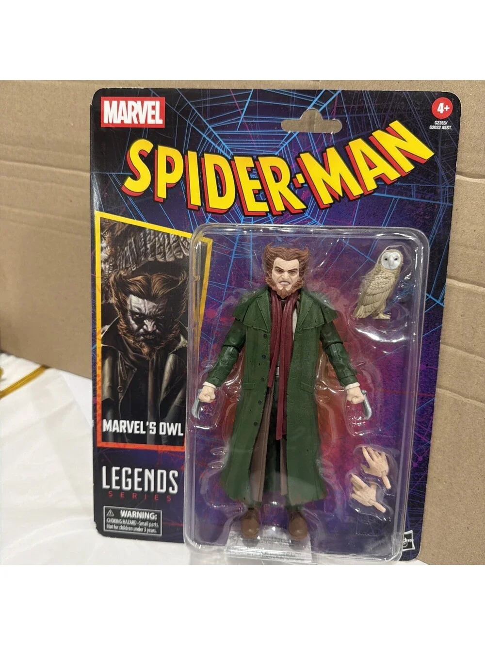Marvel Legends Retro Cardback Marvel's Owl 6-Inch Action Figures by Hasbro